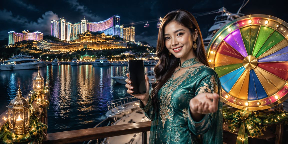 Suasana lucky draw Hari Raya di Genting Highlands dengan kemeriahan permainan