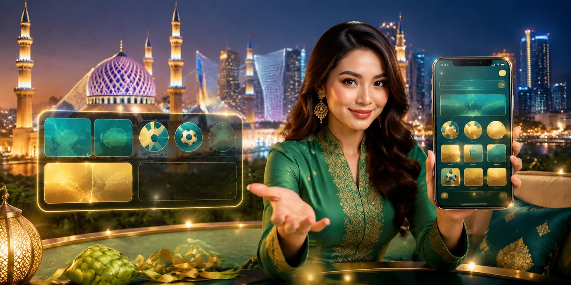 Pemain kasino mudah alih Selangor semasa Hari Raya dengan suasana meriah